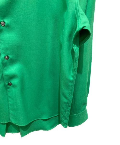 mb（エムビー）MB (エムビー) 尾州ウールシャツ グリーン サイズ:Ｍの古着・服飾アイテム