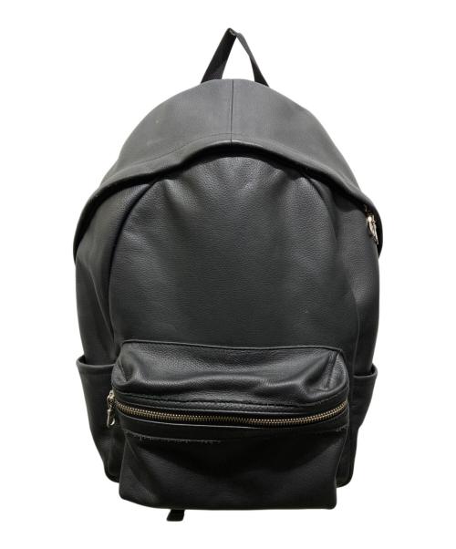 REPLAY（リプレイ）REPLAY (リプレイ) Shrink Leather BackPack ブラックの古着・服飾アイテム