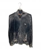 DIESELディーゼル）の古着「ベロアジャケット」｜ブラック