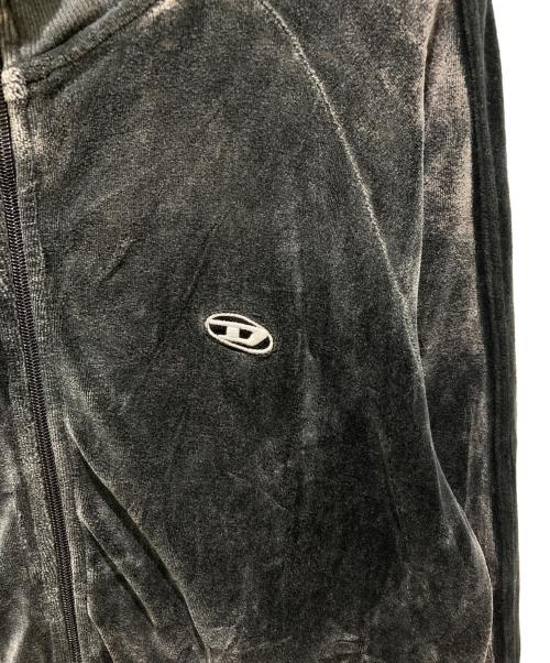 DIESEL（ディーゼル）DIESEL (ディーゼル) ベロアジャケット ブラック サイズ:XSの古着・服飾アイテム