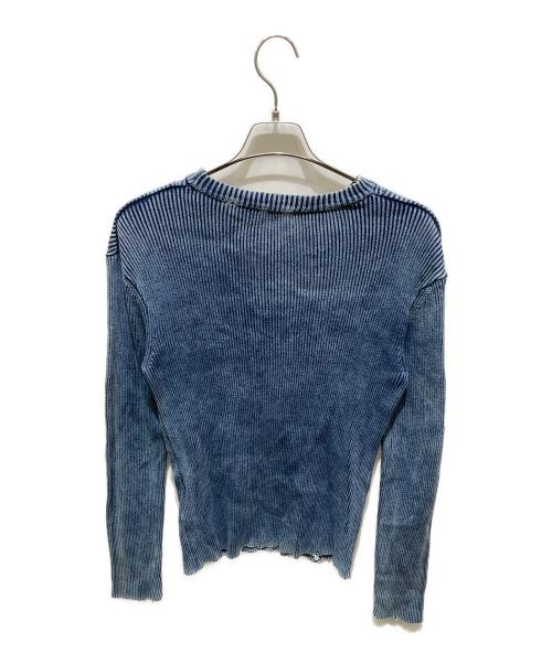 DIESEL（ディーゼル）DIESEL (ディーゼル) リブニット ブルー サイズ:Sの古着・服飾アイテム
