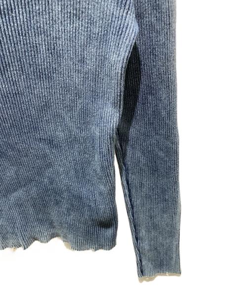 DIESEL（ディーゼル）DIESEL (ディーゼル) リブニット ブルー サイズ:Sの古着・服飾アイテム