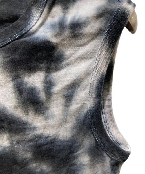DIESEL（ディーゼル）DIESEL (ディーゼル) タイダイ染めタンクトップ ブラック サイズ:Sの古着・服飾アイテム
