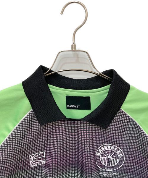 RASSVET（ラスベート）RASSVET (ラスベート) FC FOOTBALL SS JERSEY グリーン サイズ:Lの古着・服飾アイテム