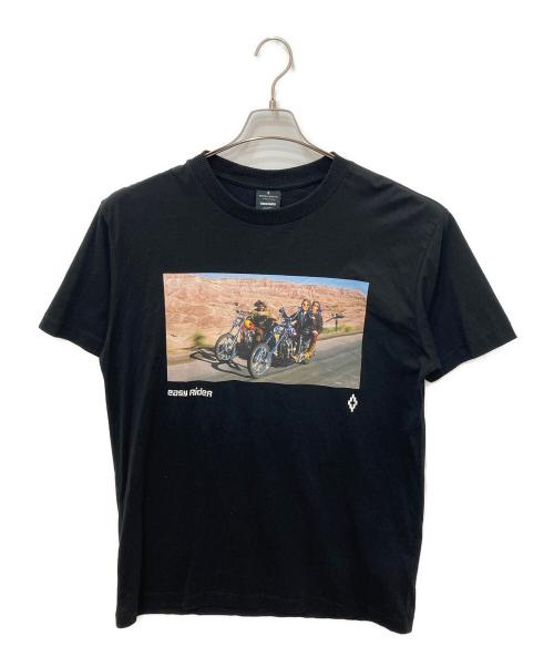 MARCELO BURLON（マルセロバーロン）MARCELO BURLON (マルセロバーロン) EASY RIDER (イージーライダー) プリントTシャツ ブラック サイズ:XLの古着・服飾アイテム