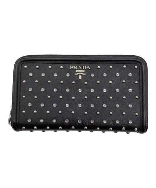 PRADA（プラダ）PRADA (プラダ) 長財布 ブラックの古着・服飾アイテム