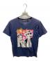 Hysteric Glamour（ヒステリックグラマー）の古着「プリントTシャツ」｜ネイビー