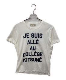 maison kitsune（メゾンキツネ）の古着「半袖カットソー」｜ホワイト
