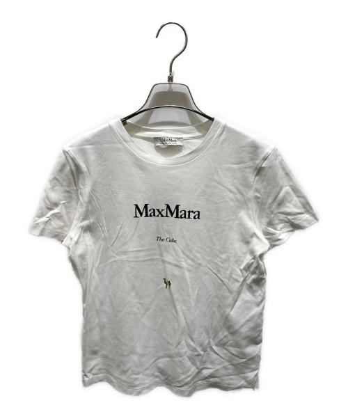 'S Max Mara（エスマックスマーラ）'S Max Mara (エスマックスマーラ) GILBERT Crewneck T shirt ホワイト サイズ:Ｓの古着・服飾アイテム