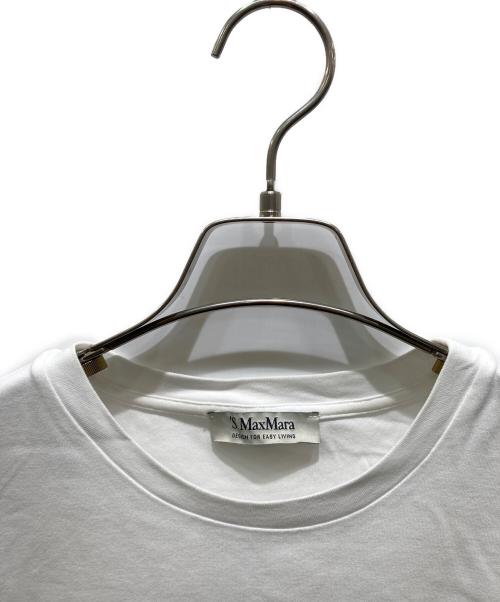 'S Max Mara（エスマックスマーラ）'S Max Mara (エスマックスマーラ) GILBERT Crewneck T shirt ホワイト サイズ:Ｓの古着・服飾アイテム