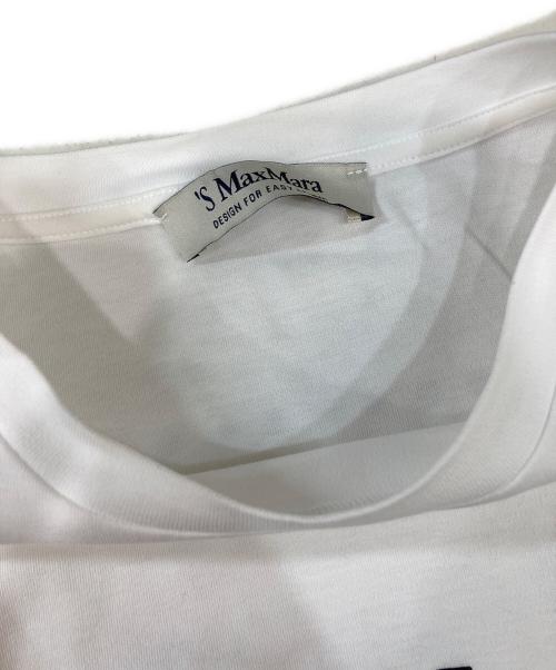 'S Max Mara（エスマックスマーラ）'S Max Mara (エスマックスマーラ) GILBERT Crewneck T shirt ホワイト サイズ:Ｓの古着・服飾アイテム