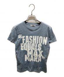 MaxMara（マックスマーラ）の古着「半袖カットソー」｜ブルー