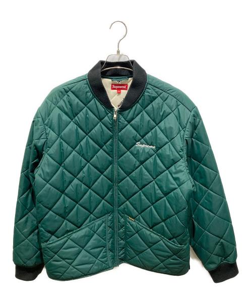 SUPREME（シュプリーム）SUPREME (シュプリーム) dead prez (デッドプレズ) Quilted Work Jacket グリーン サイズ:XLの古着・服飾アイテム