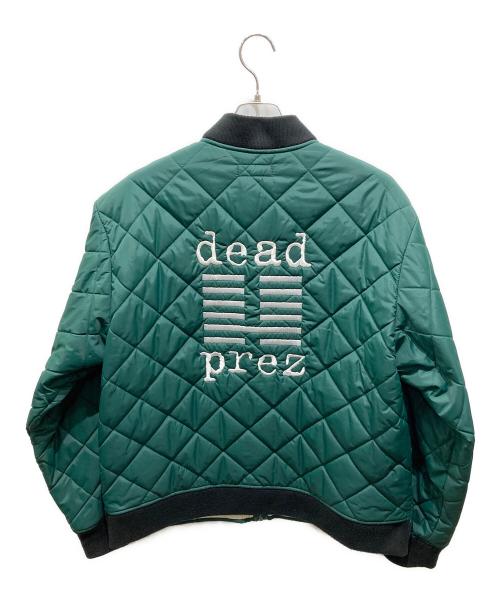 SUPREME（シュプリーム）SUPREME (シュプリーム) dead prez (デッドプレズ) Quilted Work Jacket グリーン サイズ:XLの古着・服飾アイテム