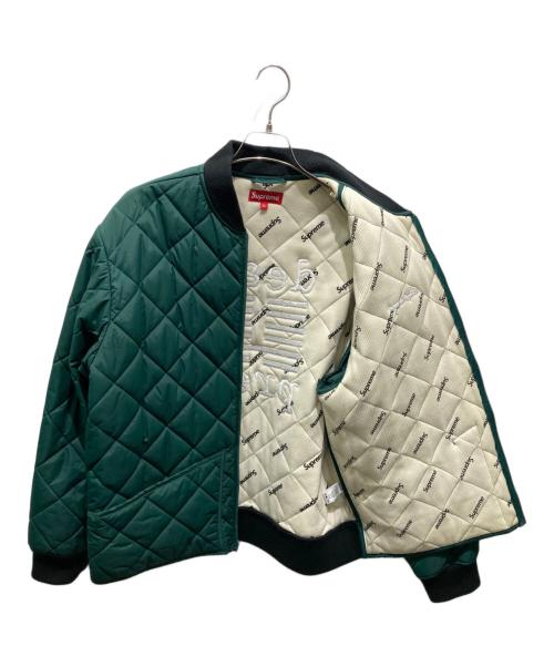 SUPREME（シュプリーム）SUPREME (シュプリーム) dead prez (デッドプレズ) Quilted Work Jacket グリーン サイズ:XLの古着・服飾アイテム