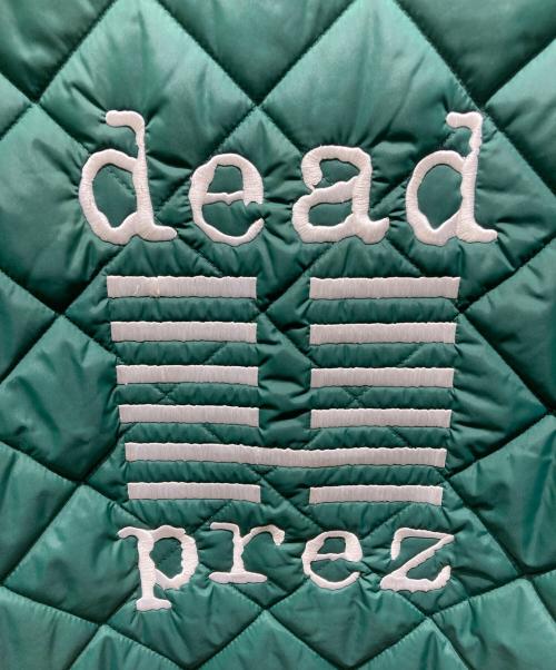 SUPREME（シュプリーム）SUPREME (シュプリーム) dead prez (デッドプレズ) Quilted Work Jacket グリーン サイズ:XLの古着・服飾アイテム