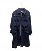 MAISON SPECIALメゾンスペシャル）の古着「ハイパーマルチポケットプライムオーバーコート」｜ネイビー