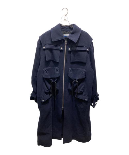 MAISON SPECIAL（メゾンスペシャル）MAISON SPECIAL (メゾンスペシャル) ハイパーマルチポケットプライムオーバーコート ネイビー サイズ:2の古着・服飾アイテム