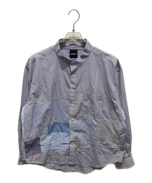 UNCHANGING LOVE（アンチェンジングラブ）UNCHANGING LOVE (アンチェンジングラブ) Crazy Pattern L/S Shirts ブルー サイズ:XLの古着・服飾アイテム