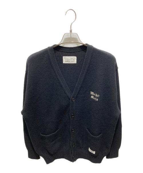 WACKO MARIA（ワコマリア）WACKO MARIA (ワコマリア) wacko maria classic knit cardigan ブラック サイズ:Sの古着・服飾アイテム