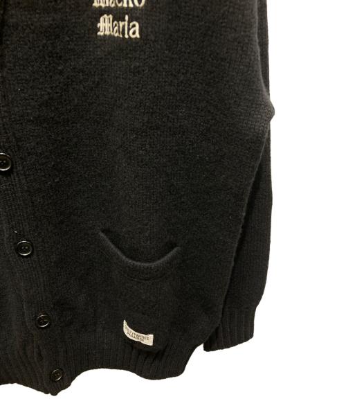 WACKO MARIA（ワコマリア）WACKO MARIA (ワコマリア) wacko maria classic knit cardigan ブラック サイズ:Sの古着・服飾アイテム