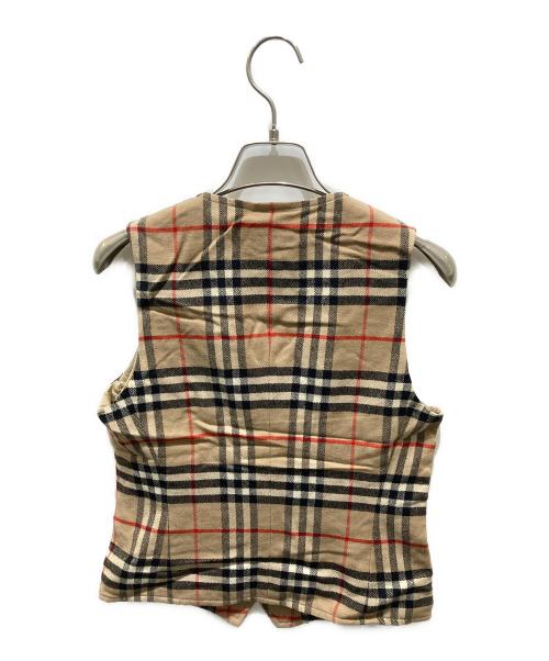 Burberry's（バーバリーズ）Burberry's (バーバリー) ノヴァチェックベスト ベージュ サイズ:Ｓの古着・服飾アイテム