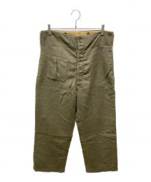 USED（ユーズド）の古着「ウールパンツ」｜グリーン