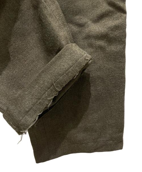 USED（ユーズド）USED (ユーズド) ウールパンツ グリーン サイズ:記載無しの為実寸参照の古着・服飾アイテム