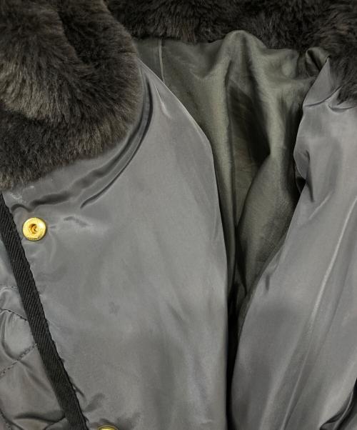 Spick and Span（スピック＆スパン）Spick and Span (スピックアンドスパン) 撥水フーデッドダウンハーフコート ブラック サイズ:36の古着・服飾アイテム