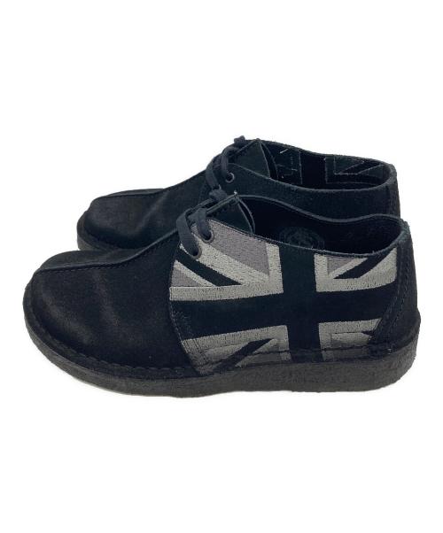CLARKS（クラークス）CLARKS (クラークス) Desert Trek UNION JACK　13713 ブラック サイズ:7.5の古着・服飾アイテム