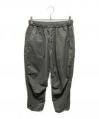 MARKAWAREマーカウェア）の古着「ORGANIC WOOL TYPEWRITER EASY ARMY TROUSERS」｜カーキ