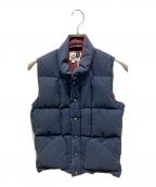 Crescent Down Worksクレセントダウンワークス）の古着「ダウンベスト」｜ネイビー
