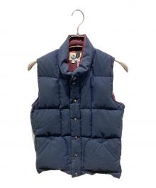 Crescent Down Works（クレセントダウンワークス）の古着「ダウンベスト」｜ネイビー