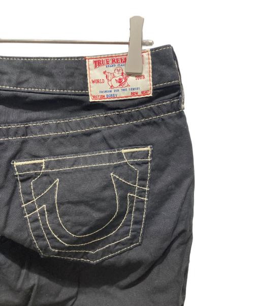 TRUE RELIGION（トゥルー レリジョン）TRUE RELIGION (トゥルー レリジョン) ステッチフレアパンツ ブラック サイズ:29の古着・服飾アイテム