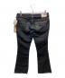 TRUE RELIGION (トゥルー レリジョン) ステッチフレアパンツ ブラック サイズ:29：10000円