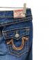 中古・古着 TRUE RELIGION (トゥルー レリジョン) ステッチベルボトムデニムパンツ ブルー サイズ:27：9000円