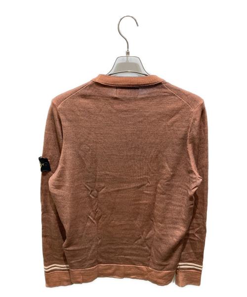STONE ISLAND（ストーンアイランド）STONE ISLAND (ストーンアイランド) クルーネックニット オレンジ サイズ:Lの古着・服飾アイテム