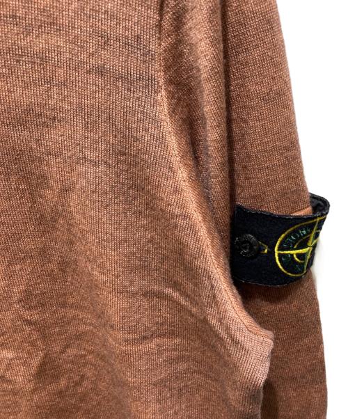 STONE ISLAND（ストーンアイランド）STONE ISLAND (ストーンアイランド) クルーネックニット オレンジ サイズ:Lの古着・服飾アイテム