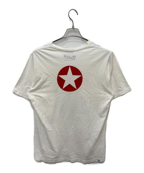 Hysteric Glamour（ヒステリックグラマー）Hysteric Glamour (ヒステリックグラマー) プリントTシャツ ホワイト サイズ:Ｌの古着・服飾アイテム