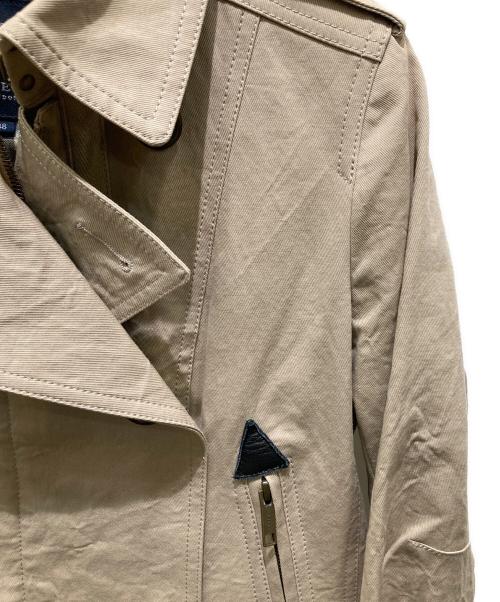 BURBERRY LONDON（バーバリーロンドン）BURBERRY LONDON (バーバリーロンドン) 裏ノバチェックライダースジャケット ベージュ サイズ:38の古着・服飾アイテム