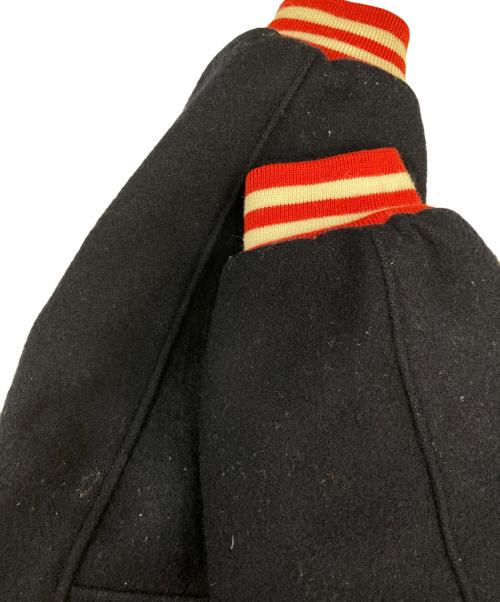 MILK BOY（ミルクボーイ）MILK BOY (ミルクボーイ) スタジャン ネイビー サイズ:記載無しの為実寸参照の古着・服飾アイテム