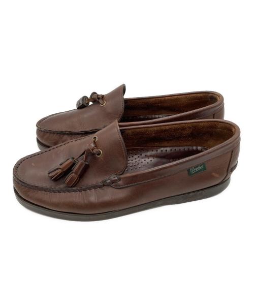 PARABOOT（パラブーツ）PARABOOT (パラブーツ) タッセルローファー ブラウン サイズ:6の古着・服飾アイテム