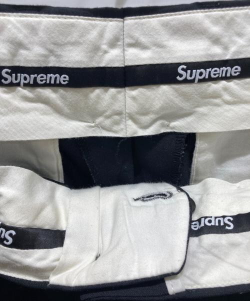 SUPREME（シュプリーム）SUPREME (シュプリーム) Pleated Trousers ブラック サイズ:32の古着・服飾アイテム