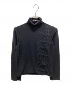 COMME des GARCONS HOMME PLUSコムデギャルソンオムプリュス）の古着「タートルネックニット」｜ブラック