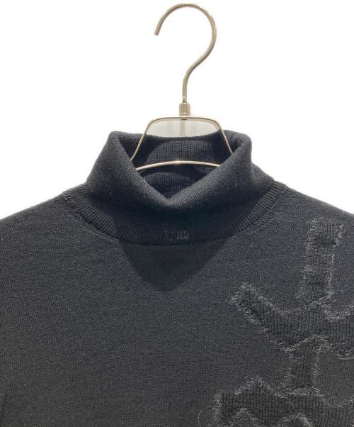 COMME des GARCONS HOMME PLUS（コムデギャルソンオムプリュス）COMME des GARCONS HOMME PLUS (コムデギャルソンオムプリュス) タートルネックニット ブラック サイズ:Sの古着・服飾アイテム