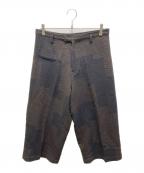 YOHJI YAMAMOTOヨウジヤマモト）の古着「パッチワークパンツ」｜ブラウン