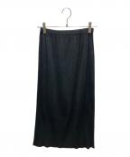 ISSEY MIYAKEイッセイミヤケ）の古着「プリーツロングスカート」｜ブラック