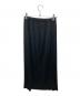 ISSEY MIYAKE (イッセイミヤケ) プリーツロングスカート ブラック サイズ:M：12000円