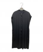 ESSEN .LAUTREAMONTエッセン.ロートレアモン）の古着「シャツワンピース」｜ブラック