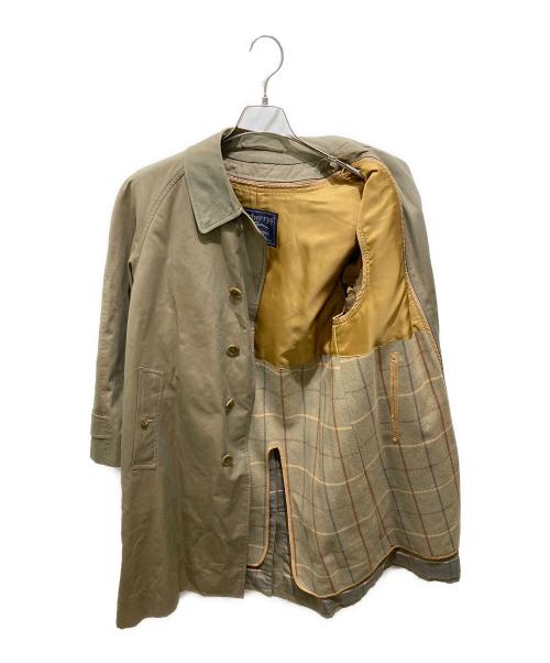 Burberry's（バーバリー）Burberry's (バーバリーズ) 玉虫ステンカラーコート ブラウン サイズ: 88-160の古着・服飾アイテム